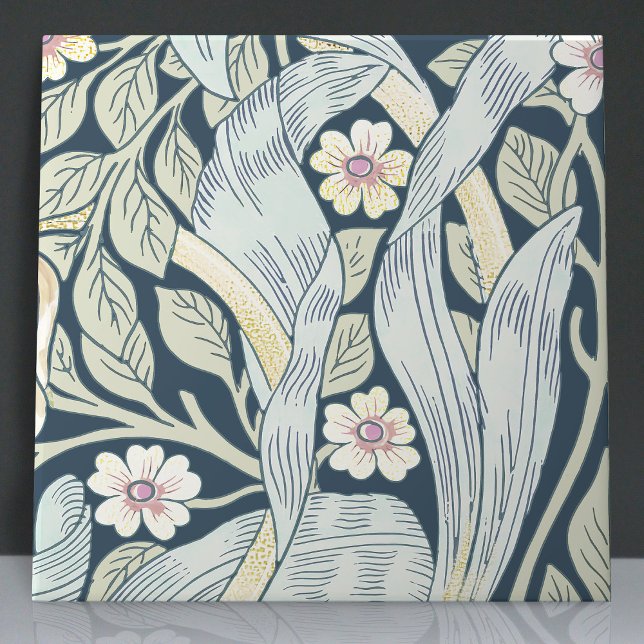 Carreau Pimpernel sans soudure 12 sur 12 Faded Blue Yellow (Créateur téléchargé)