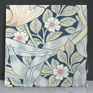 Carreau Pimpernel sans soudure 8 sur 12 Bleu Jaune Foncé