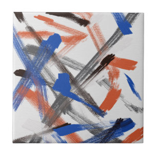 Carreau Pinceaux de peinture Abstraite de l'art Vibes posi