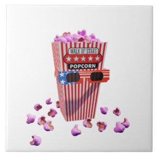 Carreau Pink Candy Popcorn and 3D Movie glasses