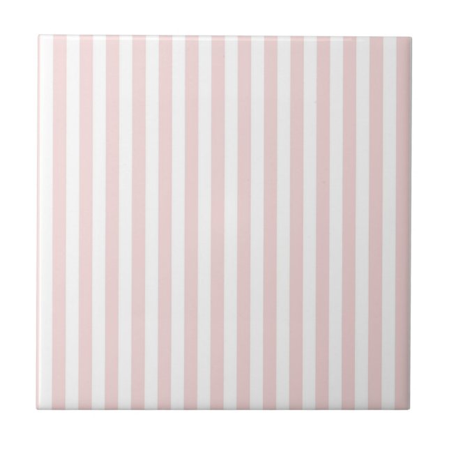 Carreau Pink Stripes Pattern Minimal Modern Spring Summer (Devant)