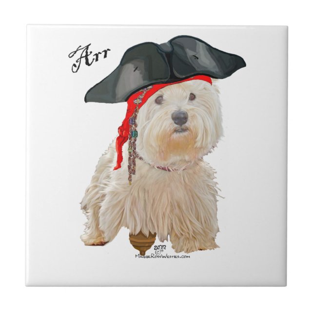 Carreau Pirate Westie (Devant)