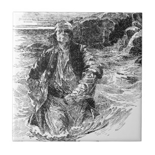 Carreau Pirates Vintage, Sir Henry Morgan dans l'Océan
