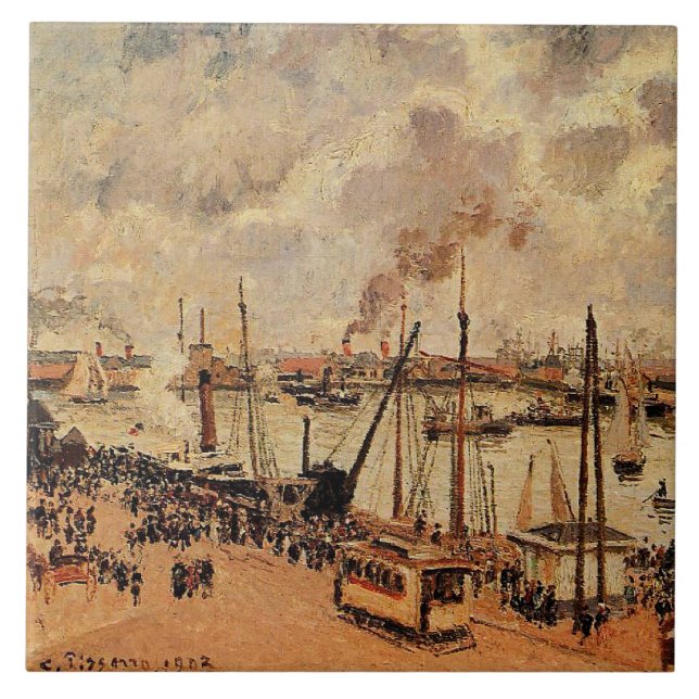 Carreau Pissarro - Le Port Le Havre (Devant)