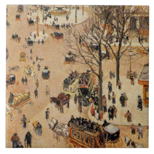 Carreau Pissarro - Place du Théâtre, Français