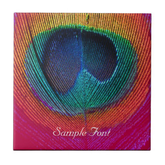 Carreau PixDezines Psychedelic Peacock, framboise