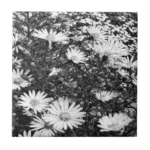 Carreau pixel noir et blanc