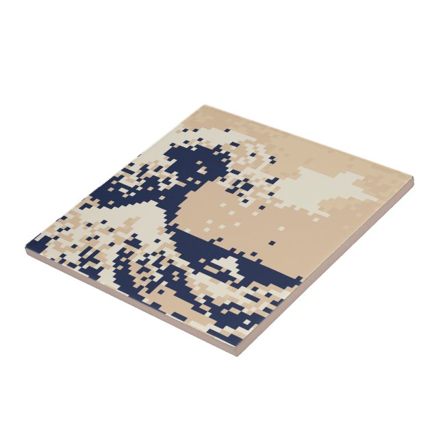 Carreau Pixel Tsunami 8 bits Pixel Art (Côté)