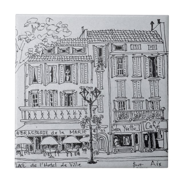 Carreau Place de L'Hotel de Ville | Aix en Provence (Devant)