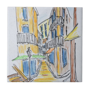 Carreau Placette Abbe Robert Jarred Vieux Nice, France