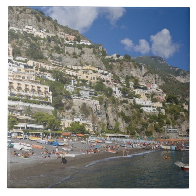 Carreau Plage à Positano, Campanie, Italie (Devant)