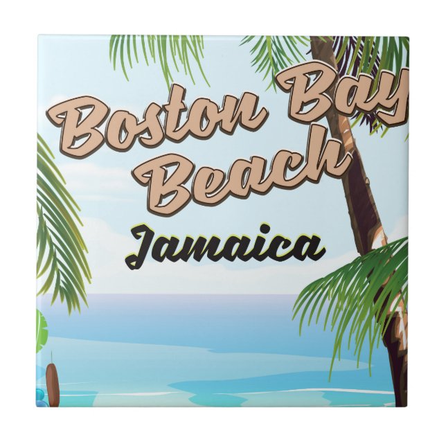 Carreau Plage de Boston bay, Jamaïque (Devant)