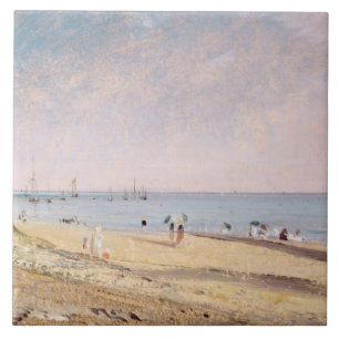 Carreau Plage de John Constable   Brighton (huile sur la