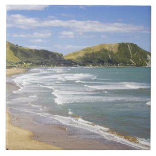 Carreau Plage de Makorori près de Gisborne, Eastland, Nouv