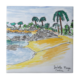 Carreau Plage d'Isolella, Ajaccio Corse, France