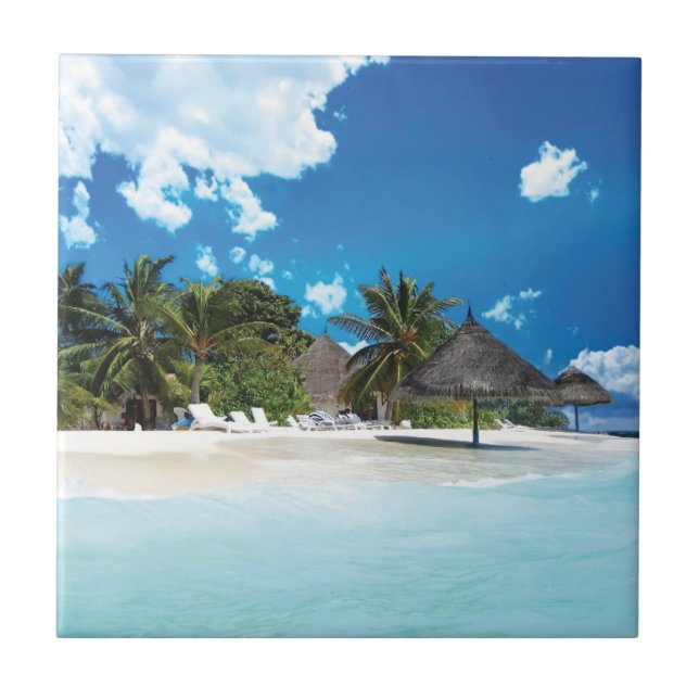 Carreau Plage exotique (Devant)
