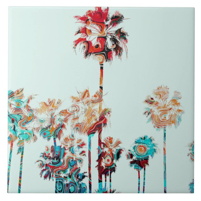 Carreau Plage Palm Tree Design 243 (Devant)