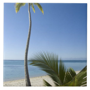 Carreau Plage sur le continent Aitutaki, Îles Cook