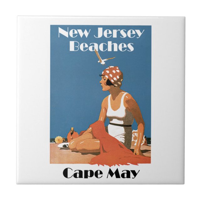 Carreau Plages du New Jersey ~ Cape May (Devant)
