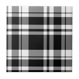 Carreau Plaid noir et blanc