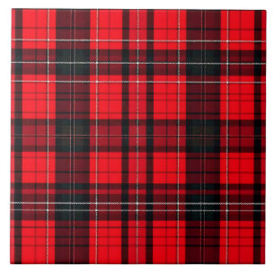 Carreau Plaid Rouge traditionnel Tartan Collection populai