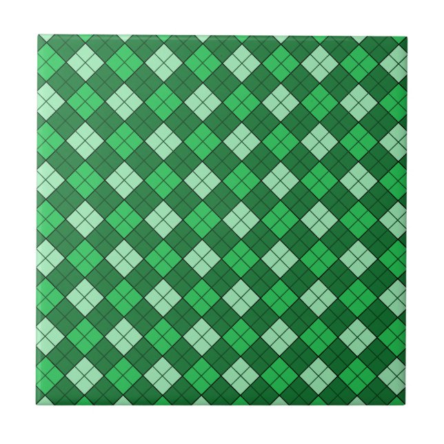 Carreau Plaid vert (Devant)