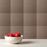 Carreau Plain color dark taupe pastel brown<br><div class="desc">Plain color dark taupe pastel brown design.</div>