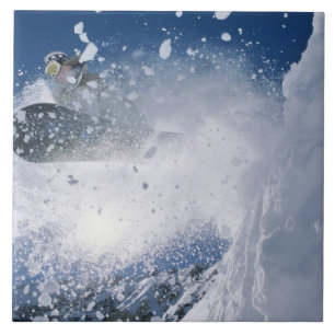 Carreau Planche à neige à la station de Snowbird, Wasatch