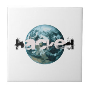 Carreau planète Terre piratée