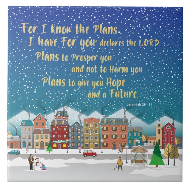 Carreau Plans pour vous donner espoir et un Futur-Jérémie  (Devant)