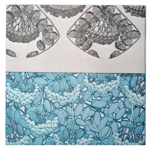 Carreau Plantes de style Art Nouveau, Mucha