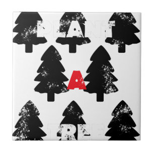 Carreau Plantez un motif d'arbre