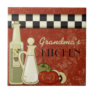 Carreau Plaque checkered personnalisable de mur de cuisine