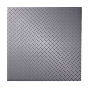 Carreau Plaque diamant gris acier
