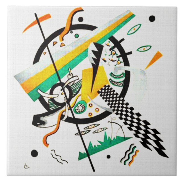 Carreau Plaque IV - Kandinsky (Devant)