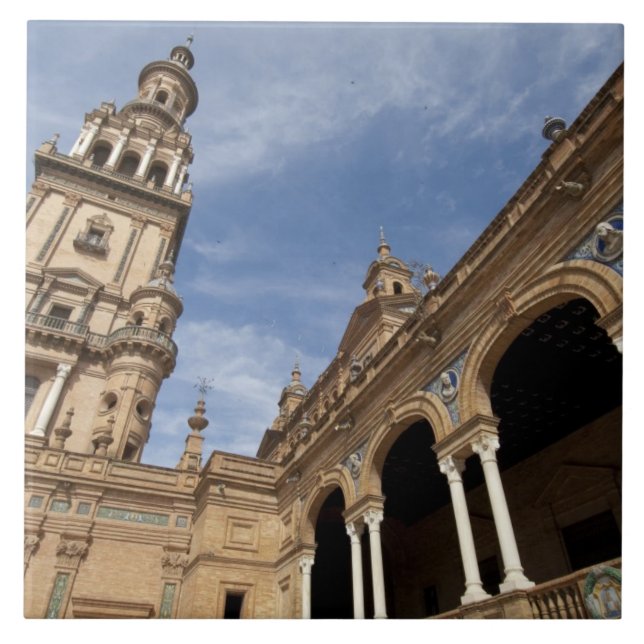 Carreau Plaza de Espana, Séville, Andalousie, Espagne (Devant)