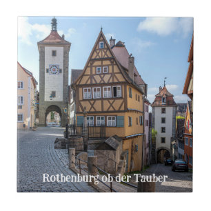 Carreau Plönlein à Rothenburg ob der Tauber, Allemagne