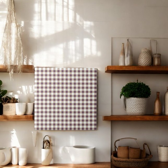 Carreau Plum Buffalo Plaid Holiday (Créateur téléchargé)