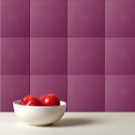 Carreau Plum rose solide mauve violet foncé<br><div class="desc">Conception mauve foncée en prune rose solide</div>