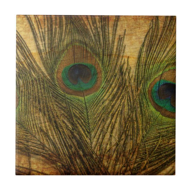 Carreau Plumes de paon (Devant)