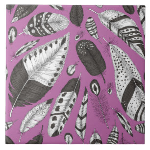 Carreau Plumes motif