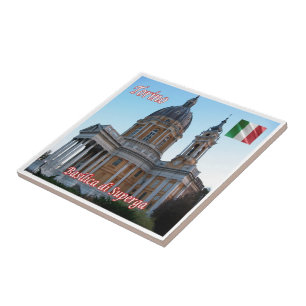 Carreau PMT018 Basilique TURIN de Superga, Italie,