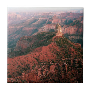 Carreau Point impérial et bâti Hayden au coucher du sole