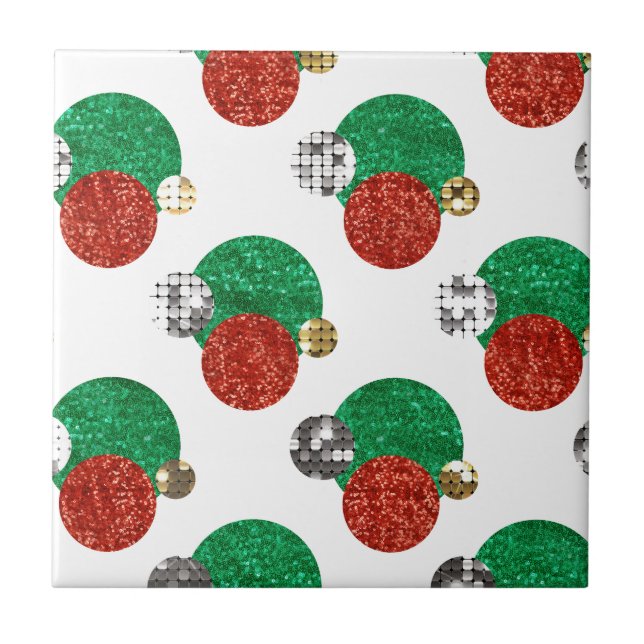 Carreau points de noël séquentiel (Devant)
