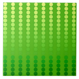 Carreau Points de satin - nuances de vert de chaux
