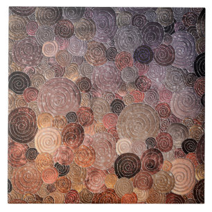 Carreau Points et cercles de Parties scintillant de luxe -