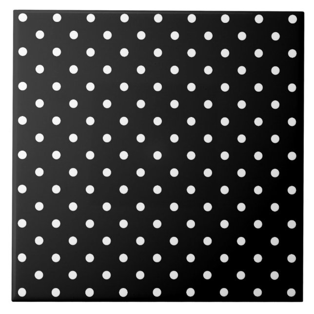 Carreau Points noirs et blancs (Devant)