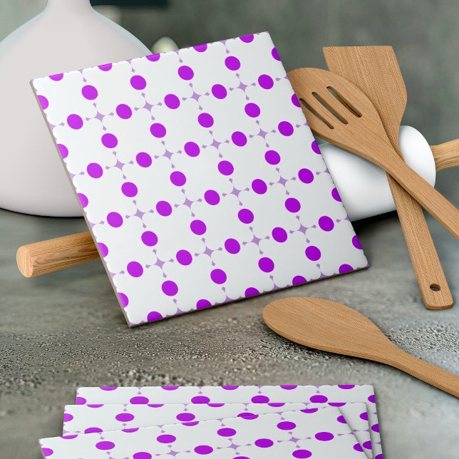 Carreau Points violets, Motif à pois, Points, Pointillé (Créateur téléchargé)