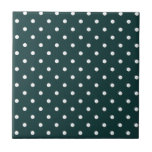 Carreau Pois Azul Verde<br><div class="desc">Est-ce vert ? Est-ce bleu ? On ne sait pas mais on aime ça ! Il a un peu trop de bleu pour être vert chasseur,  il a beaucoup trop de vert pour être un vrai turquoise.  Teinte unique,  cela fera des cadeaux très colorés et intéressants.</div>