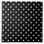 Carreau Pois noir et blanc<br><div class="desc">Motif pois noir et blanc.</div>